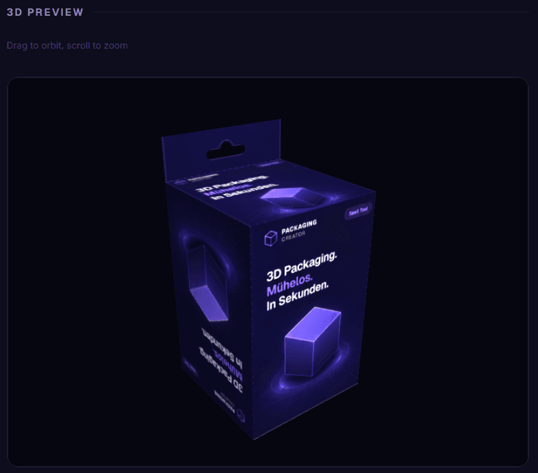 3D preview